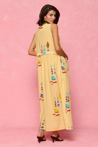 karavan clothing fashion spring summer 26 nai collection beatriz dress lighthouse butter
