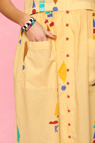 karavan clothing fashion spring summer 26 nai collection beatriz dress lighthouse butter