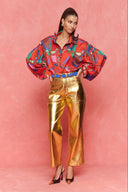 karavan fall winter 26' collection angela shirt red
