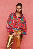karavan fall winter 26' collection angela shirt red