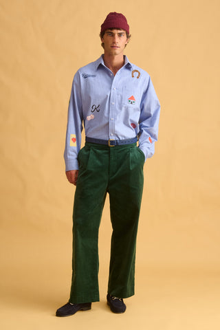 karavan clothing fashion fall winter 25 homecoming men collection travis trousers green