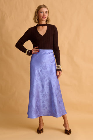 karavan clothing fashion fall winter 25 homecoming krvn collection betty knitted top brown