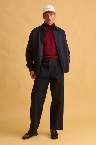 karavan clothing fashion fall winter 25 homecoming men collection bronko shirt blue