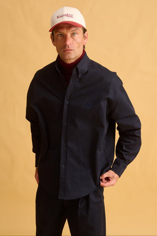 karavan clothing fashion fall winter 25 homecoming men collection bronko shirt blue