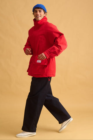 karavan clothing fashion fall winter 25 homecoming men collection elton jacket red