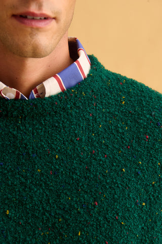 karavan clothing fashion fall winter 25 homecoming men collection jacob pullover dark green