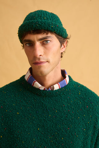 karavan clothing fashion fall winter 25 homecoming men collection jacob pullover dark green