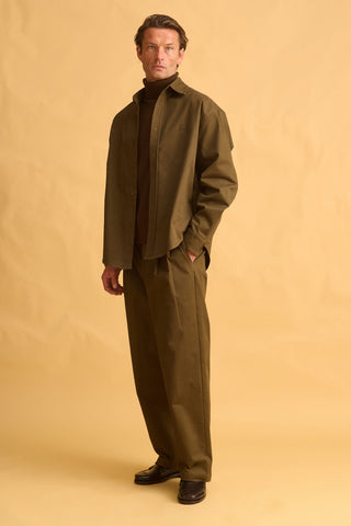 karavan clothing fashion fall winter 25 homecoming men collection bronko shirt khaki