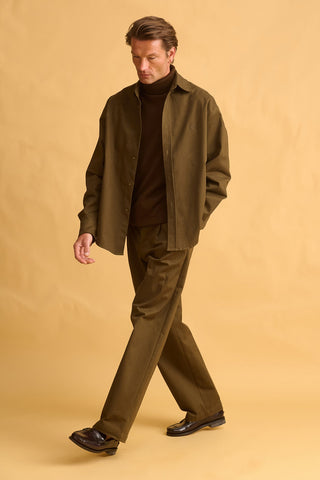 karavan clothing fashion fall winter 25 homecoming men collection bronko shirt khaki