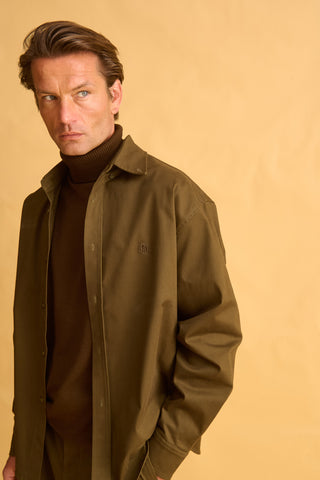 karavan clothing fashion fall winter 25 homecoming men collection bronko shirt khaki