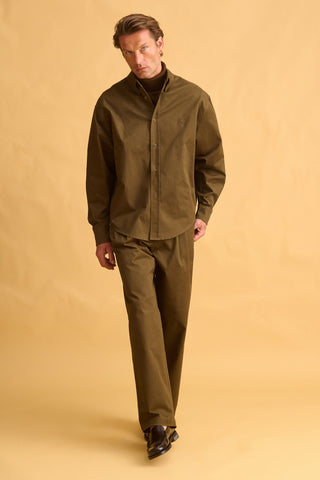 karavan clothing fashion fall winter 25 homecoming men collection bronko shirt khaki