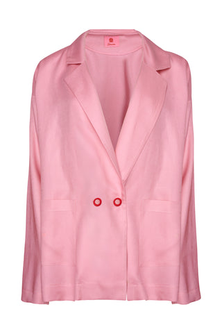 karavan clothing fashion spring summer 26 nai weekendwear collection lucinda blazer pink