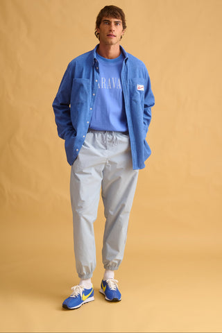 karavan clothing fashion fall winter 25 homecoming men collection reggie longsleeve blue