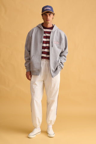 karavan clothing fashion fall winter 25 homecoming men collection jack zip hoodie grey