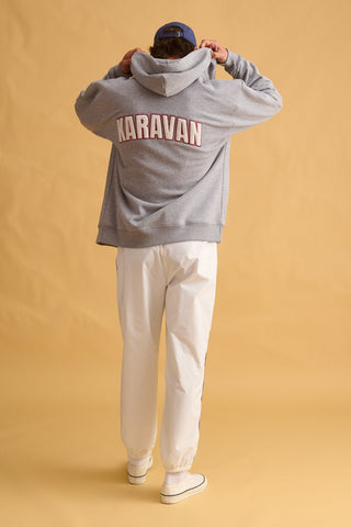 karavan clothing fashion fall winter 25 homecoming men collection jack zip hoodie grey