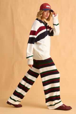 karavan clothing fashion fall winter 25 homecoming krvn collection martina knitted polo blue green bordeaux