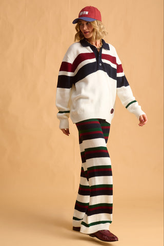 karavan clothing fashion fall winter 25 homecoming krvn collection martina knitted polo blue green bordeaux