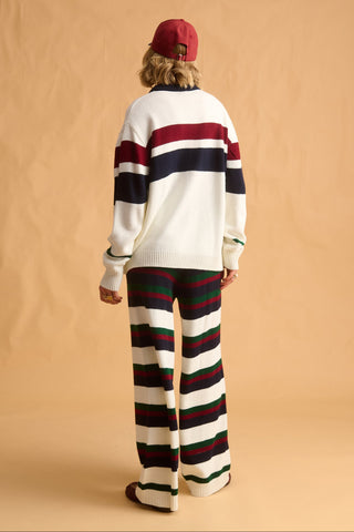 karavan clothing fashion fall winter 25 homecoming krvn collection martina knitted polo blue green bordeaux