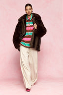 karavan fall winter 26' collection donna coat brown
