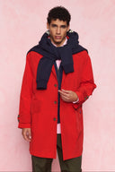 karavan men fall winter 26' collection cesar coat red