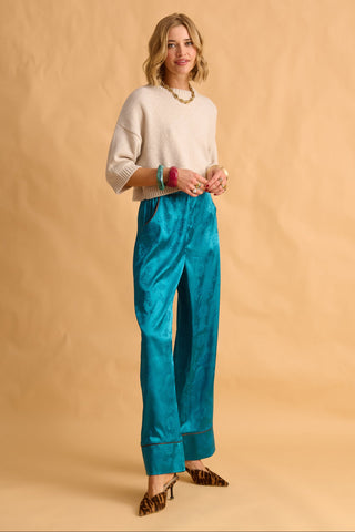 karavan clothing fashion fall winter 25 krvn homecoming collection camila trousers petrol