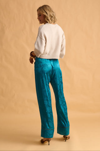 karavan clothing fashion fall winter 25 krvn homecoming collection camila trousers petrol