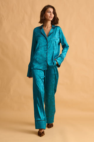 karavan clothing fashion fall winter 25 krvn homecoming collection camila trousers petrol