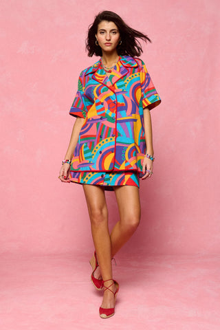 karavan clothing fashion spring summer 26 nai collection bijou shirt abstract boat multicolor