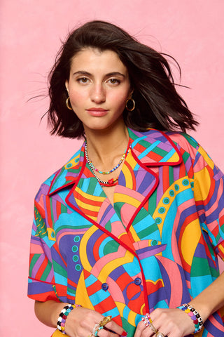 karavan clothing fashion spring summer 26 nai collection bijou shirt abstract boat multicolor