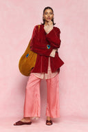 karavan loungewear planet fall winter 26' collection camille trousers