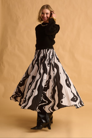 karavan clothing fashion fall winter 25 homecoming krvn collection salma knitted top black