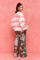 karavan fall winter 26' collection melia pants floral brown