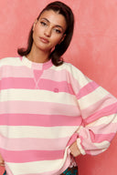karavan fall winter 26' collection carla sweater pink ivory lines