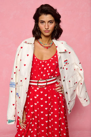 karavan clothing fashion spring summer 26 nai collection charlotte dress polka hearts red