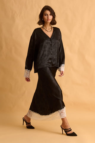 karavan clothing fashion fall winter 25 homecoming krvn collection ethel shirt black