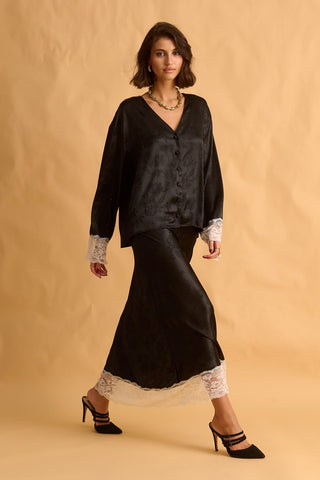 karavan clothing fashion fall winter 25 homecoming krvn collection charlotte skirt black