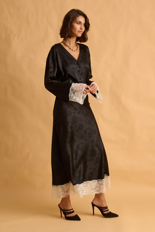 karavan clothing fashion fall winter 25 homecoming krvn collection ethel shirt black