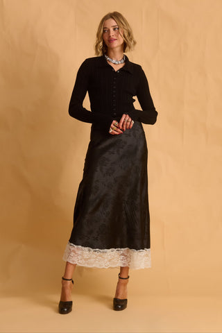 karavan clothing fashion fall winter 25 homecoming krvn collection quincy knitted top black