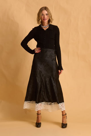 karavan clothing fashion fall winter 25 homecoming krvn collection charlotte skirt black