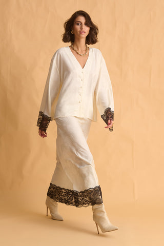 karavan clothing fashion fall winter 25 homecoming krvn collection ethel shirt ivory