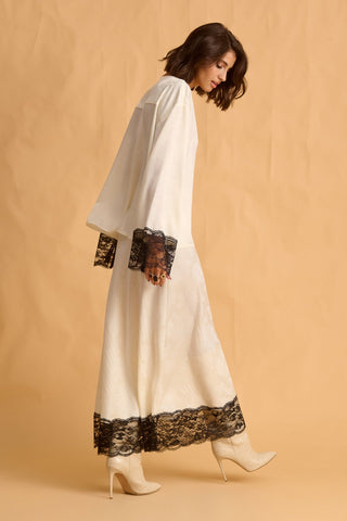 karavan clothing fashion fall winter 25 homecoming krvn collection charlotte skirt ivory