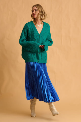 karavan clothing fashion fall winter 25 homecoming krvn collection chrysa skirt blue