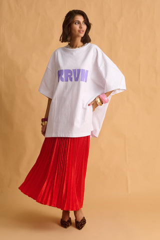 karavan clothing fashion fall winter 25 homecoming krvn collection xenia tee white