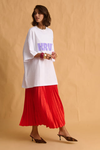 karavan clothing fashion fall winter 25 homecoming krvn collection xenia tee white