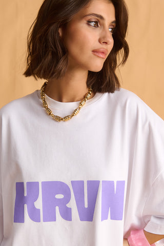 karavan clothing fashion fall winter 25 homecoming krvn collection xenia tee white