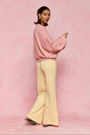 karavan loungewear planet fall winter 26' collection candy cardigan pink