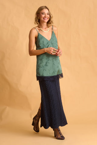 karavan clothing fashion fall winter 25 krvn homecoming collection carly top green