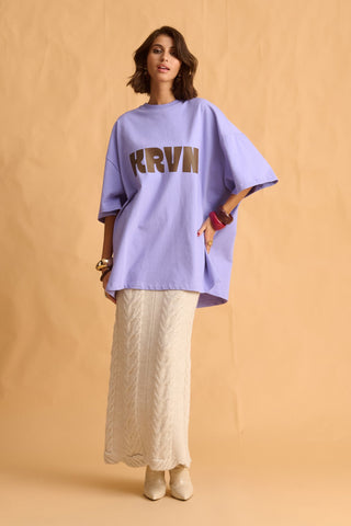 karavan clothing fashion fall winter 25 homecoming krvn collection clara knitted skirt ivory