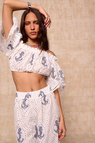 karavan clothing fashion spring summer 26 nai collection claudia top white