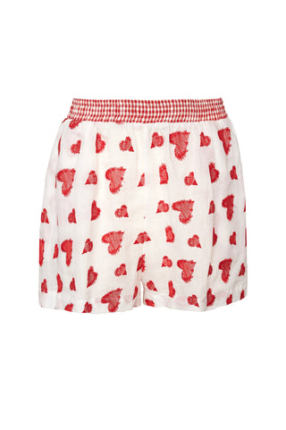 karavan clothing fashion spring summer 26 nai weekendwear collection clover shorts red white hearts